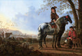 Aelbert Cuyp - Horsemen Resting in a Landscape (Full)