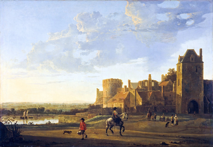Aelbert Cuyp - Pejzaż z widokiem na Valkhof w Nijmegen