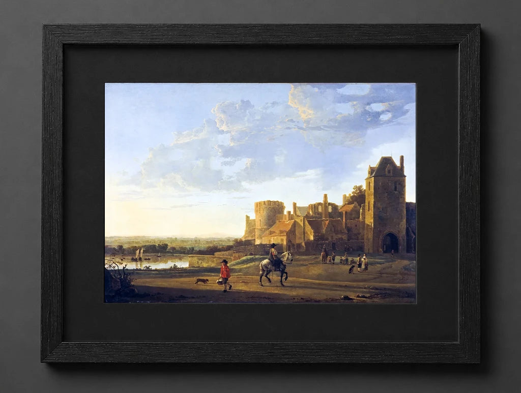 Aelbert Cuyp - Landscape with a View of the Valkhof, Nijmegen - (mockup) - CZCZ