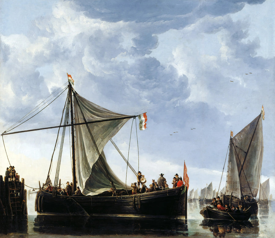 Aelbert Cuyp - Łódź przewozowa