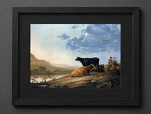 Aelbert Cuyp - Young Herdsmen with Cows - (mockup) - CZCZ
