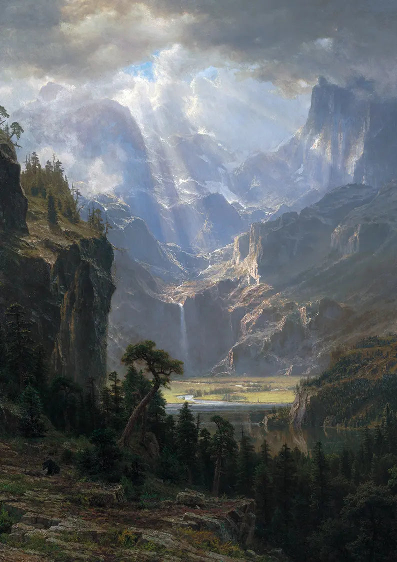 Albert Bierstadt - Góry Skaliste, Szczyt Landera
