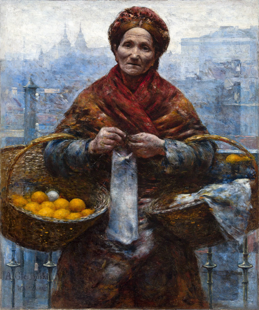 Aleksander Gierymski - Żydówka z pomarańczami (Pomarańczarka)