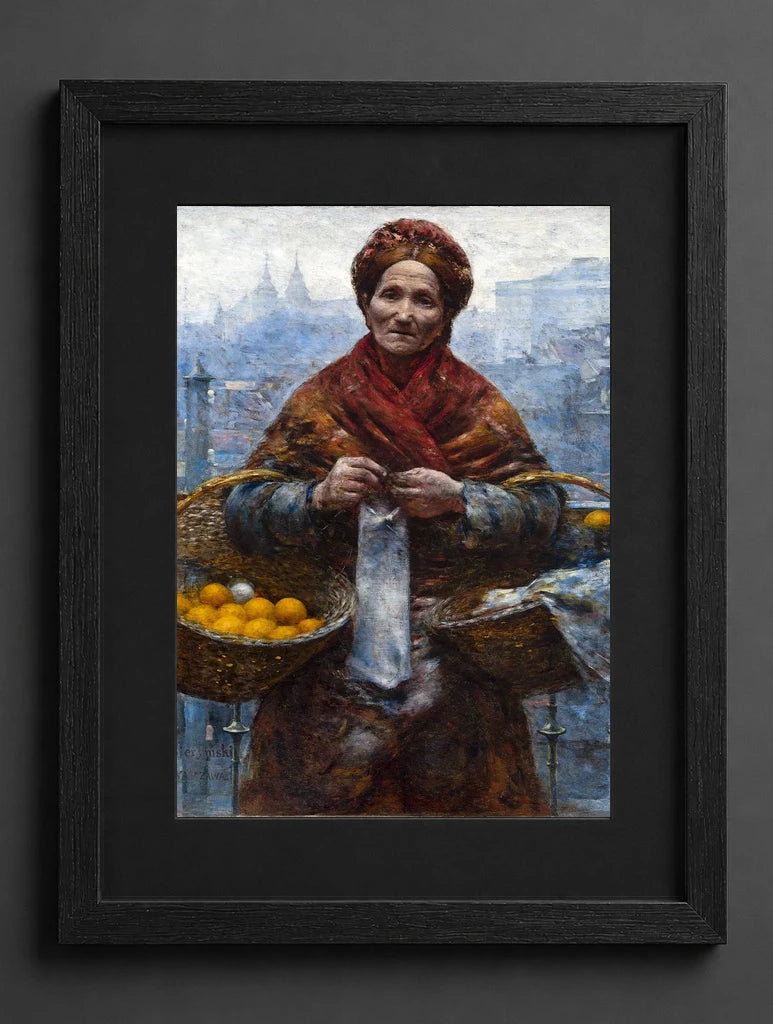 Aleksander Gierymski - Żydówka z pomarańczami (Pomarańczarka) - (mockup) - CZCZ