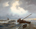 Andreas Achenbach - Beach at Scheveningen (Full)
