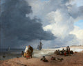Andreas Achenbach - The Beach at Scheveningen (Full)