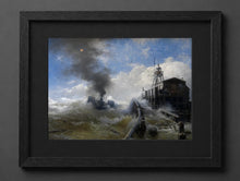 Andreas Achenbach - Towboat Leaving the Port of Ostend at Heyday - (mockup) - CZCZ