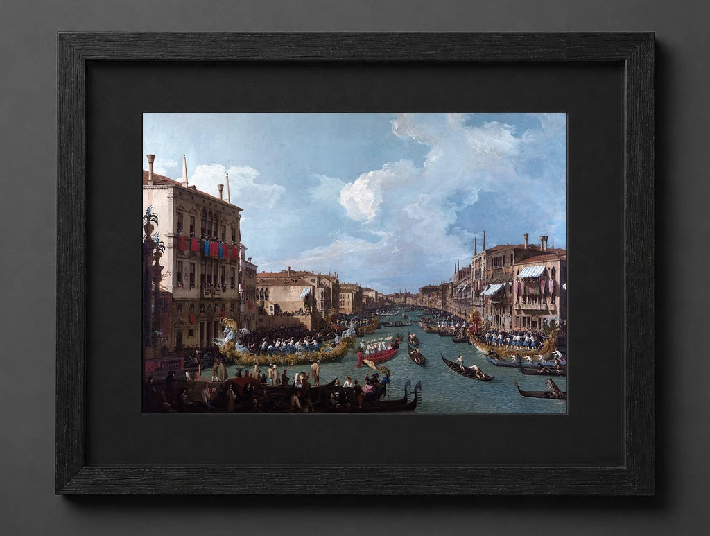 Antonio Canal - A Regatta on the Grand Canal - (mockup) - CZCZ
