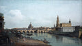 Antonio Canal - Dresden Seen from the Right Bank of the Elbe, Beneath the Augusts Bridge (Full)