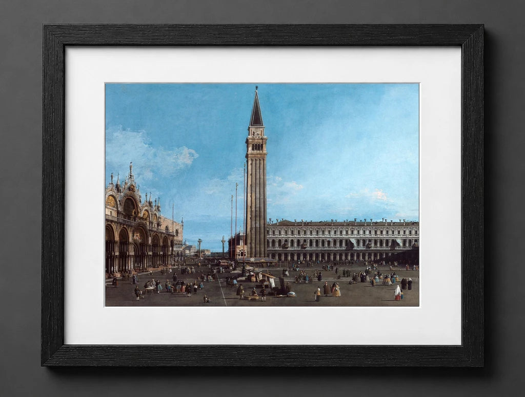 Antonio Canal - Piazza San Marco looking East towards the Basilica and the Campanile - (mockup) - CZB