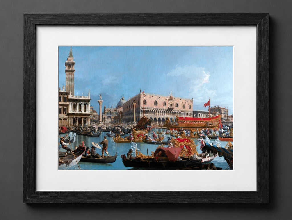 Antonio Canal - The Bucintoro Returning to the Molo on Ascension Day After the Ceremony of Wedding the Adriatic - (mockup) - CZB