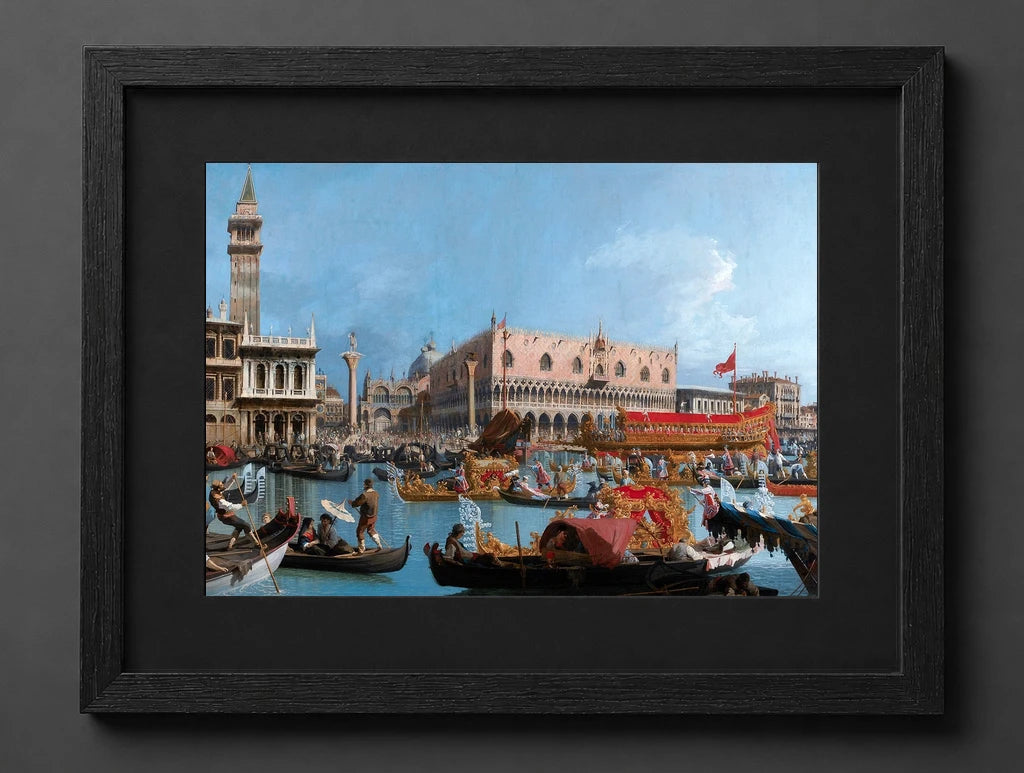 Antonio Canal - The Bucintoro Returning to the Molo on Ascension Day After the Ceremony of Wedding the Adriatic - (mockup) - CZCZ