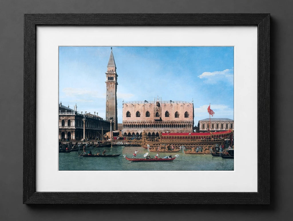 Antonio Canal - The Bucintoro at the Molo on Ascension Day - (mockup) - CZB