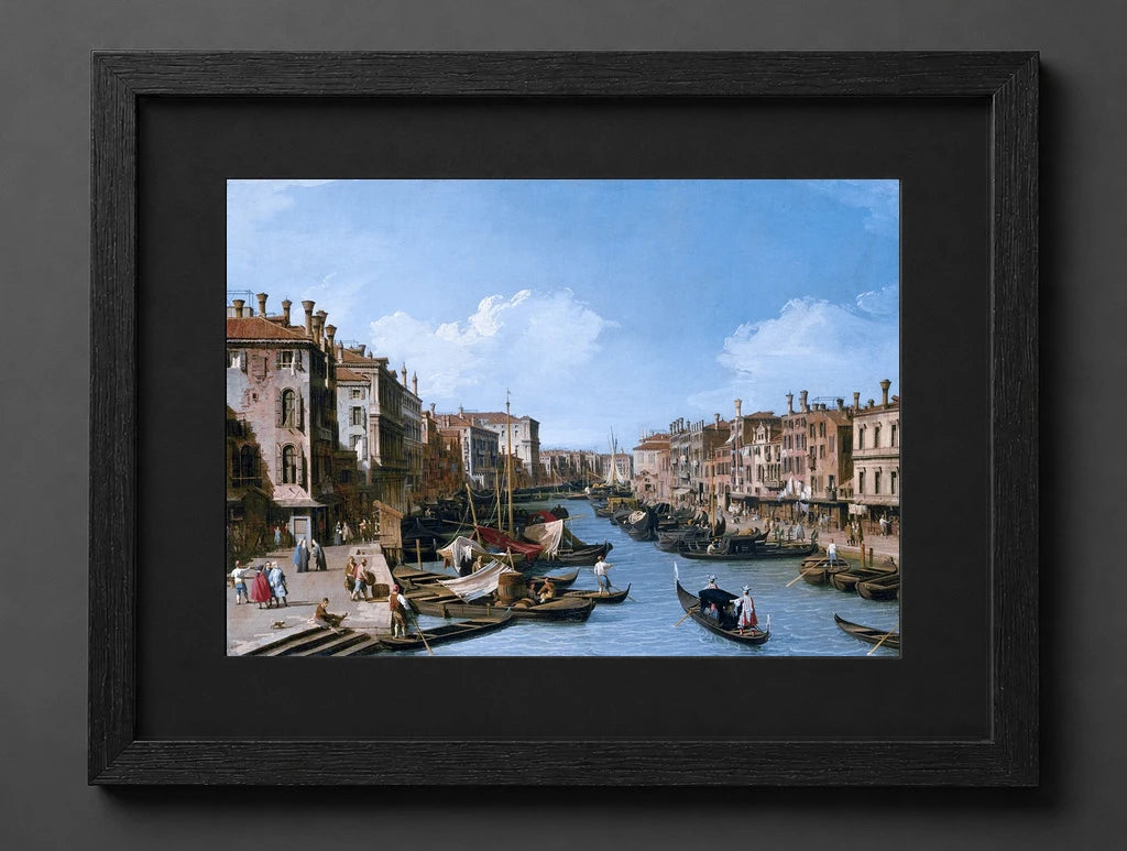 Antonio Canal - The Grand Canal Near the Rialto Bridge, Venice - (mockup) - CZCZ