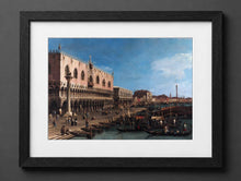 Antonio Canal - The Pier Towards the Riva Degli Schiavoni with the Column of Saint Mark - (mockup) - CZB