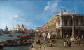 Antonio Canal - The Pier Towards the Zecca with the Column of Saint Theodore (Full)