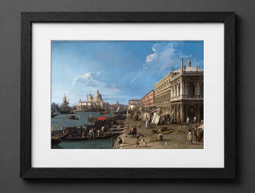 Antonio Canal - The Pier Towards the Zecca with the Column of Saint Theodore - (mockup) - CZB