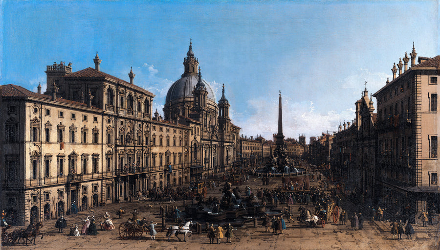 Antonio Canal - Widok Piazza Navona w Rzymie