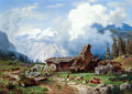 August Wilhelm Leu - On the Engstlen Alp (Full)