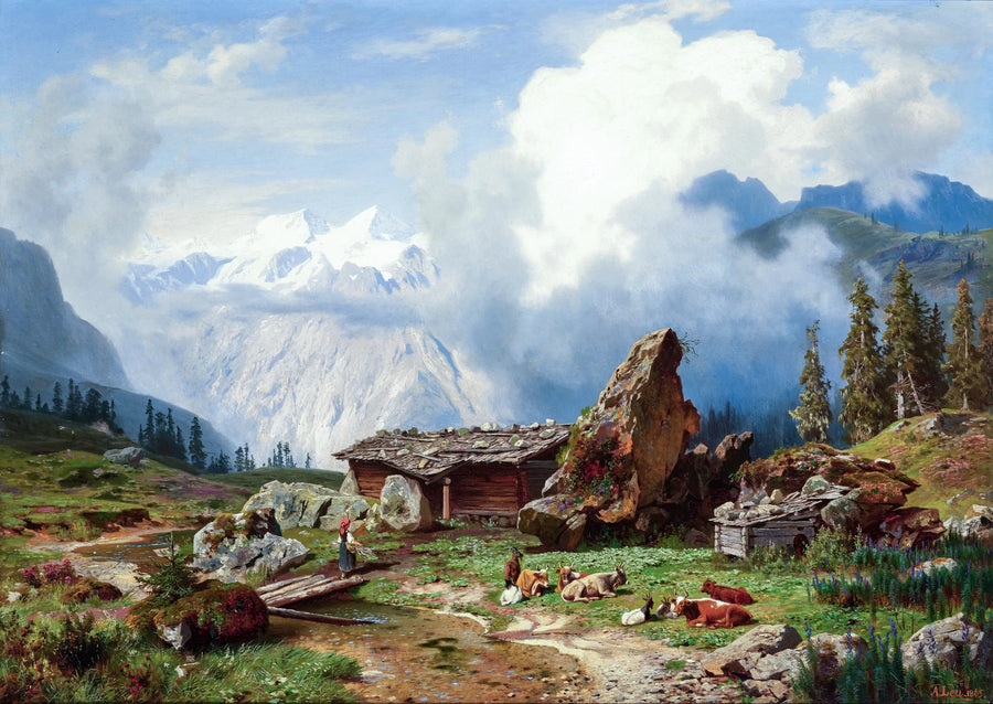 August Wilhelm Leu - Na Engstlenalp