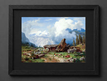 August Wilhelm Leu - On the Engstlen Alp - (mockup) - CZCZ