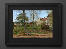 Camille Pissarro - Houses at Bougival (Autumn) - (mockup) - CZCZ