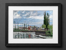 Camille Pissarro - The Lock at Pontoise - (mockup) - CZB