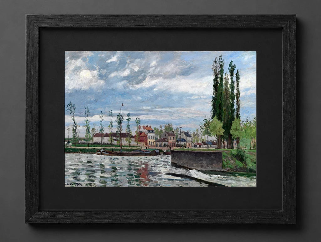 Camille Pissarro - The Lock at Pontoise - (mockup) - CZCZ