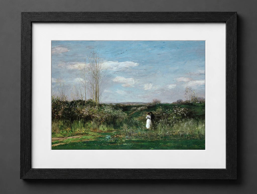 Charles François Daubigny - Spring Landscape - (mockup) - CZB