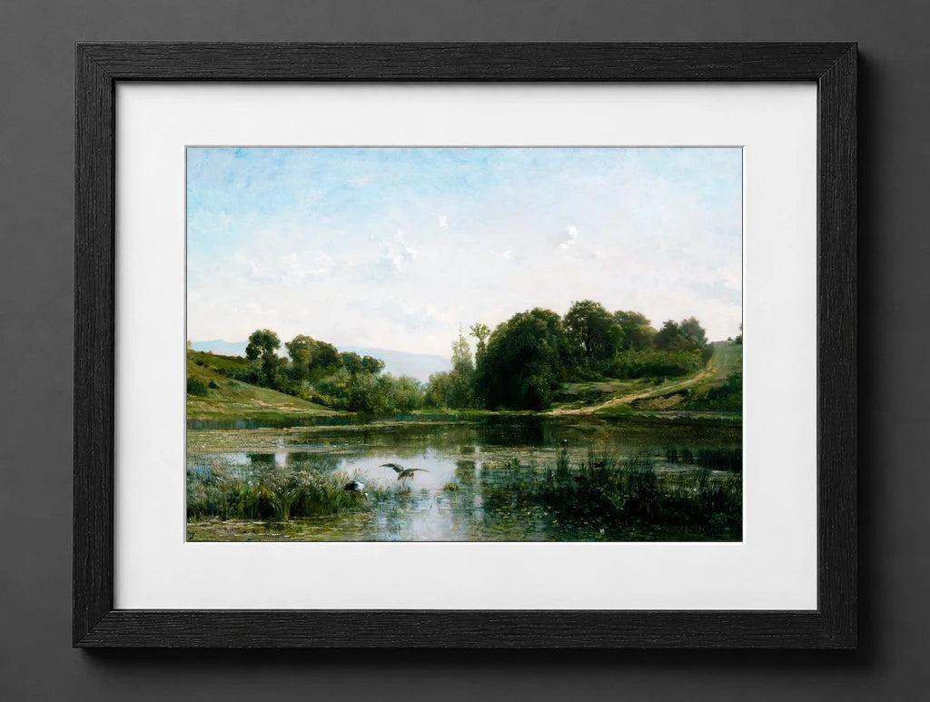 Charles François Daubigny - The Ponds of Gylieu - (mockup) - CZB
