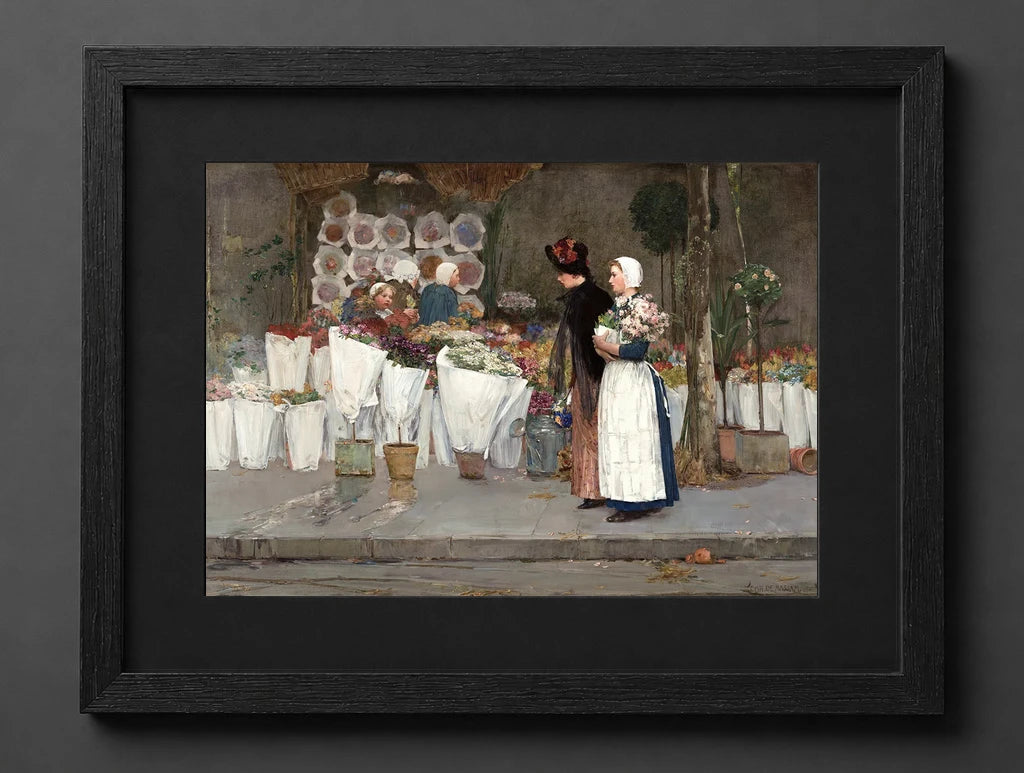 Childe Hassam - At the Florist - (mockup) - CZCZ