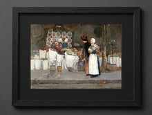 Childe Hassam - At the Florist - (mockup) - CZCZ