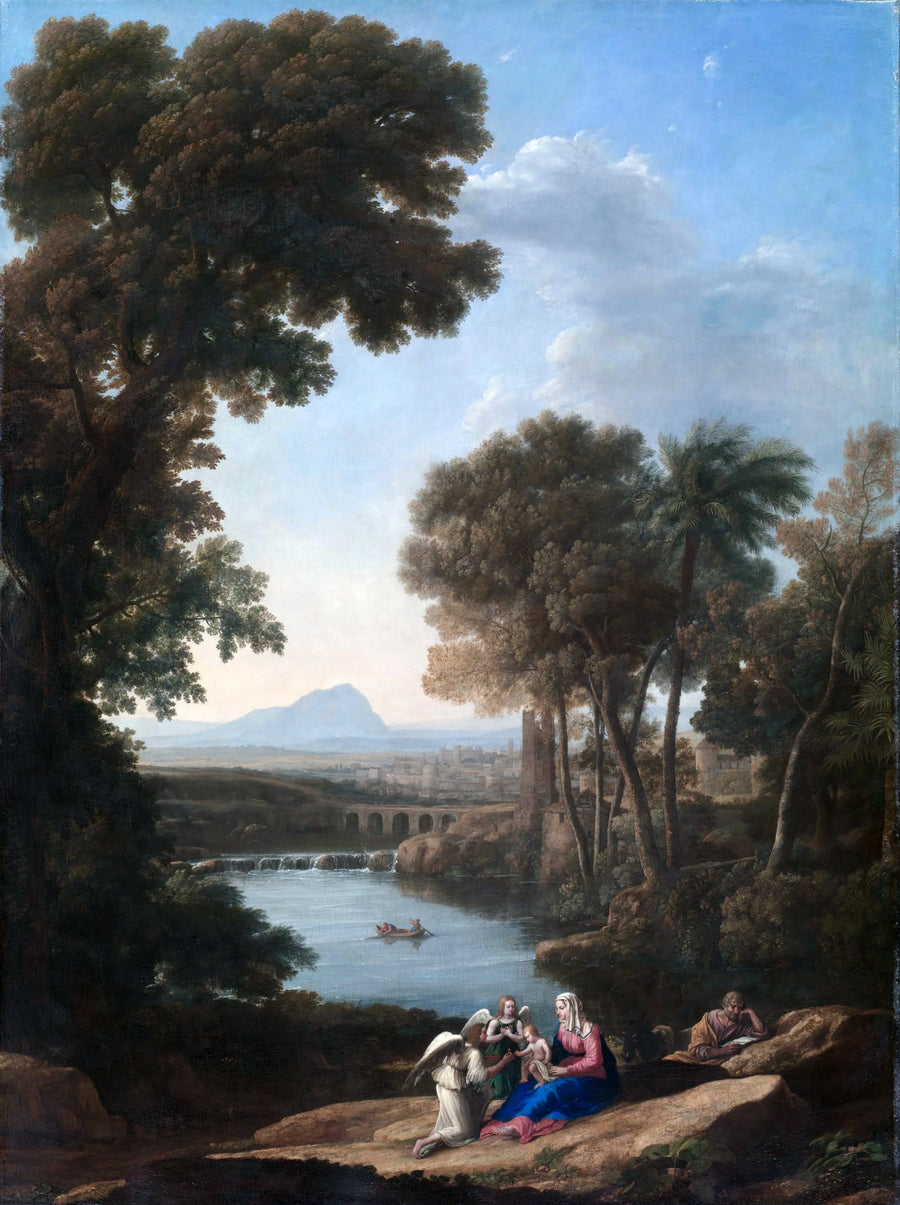 Claude Lorrain - Odpoczynek w czasie ucieczki do Egiptu