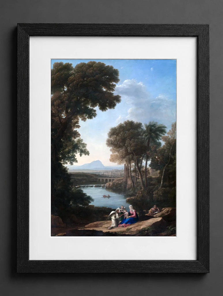 Claude Lorrain - Rest on the Flight into Egypt - (mockup) - CZB