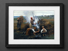 Daniel Ridgway Knight - Burning Brush - (mockup) - CZB