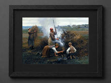 Daniel Ridgway Knight - Burning Brush - (mockup) - CZCZ