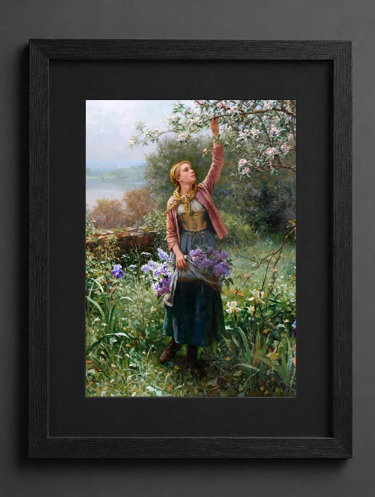 Daniel Ridgway Knight - Picking Blossoms - (mockup) - CZCZ