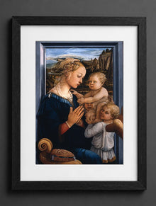 Filippo Lippi - Madonna and Child with Two Angels - (mockup) - CZB