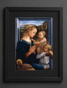 Filippo Lippi - Madonna and Child with Two Angels - (mockup) - CZCZ