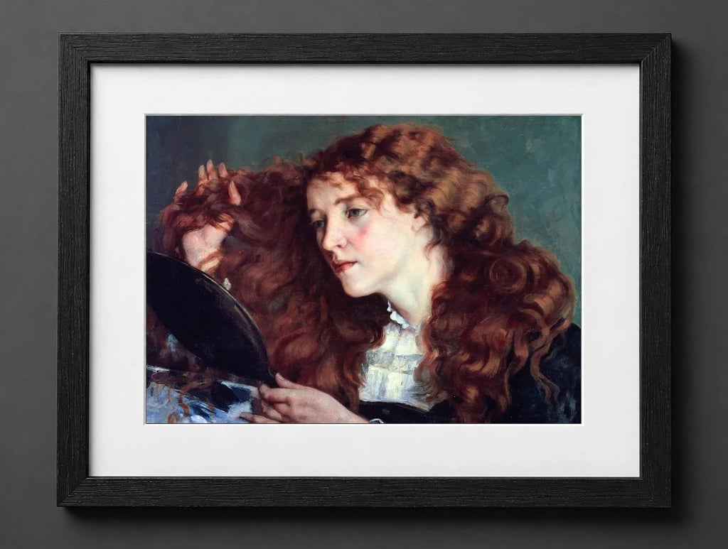 Gustave Courbet - Jo, the Beautiful Irish Girl - (mockup) - CZB