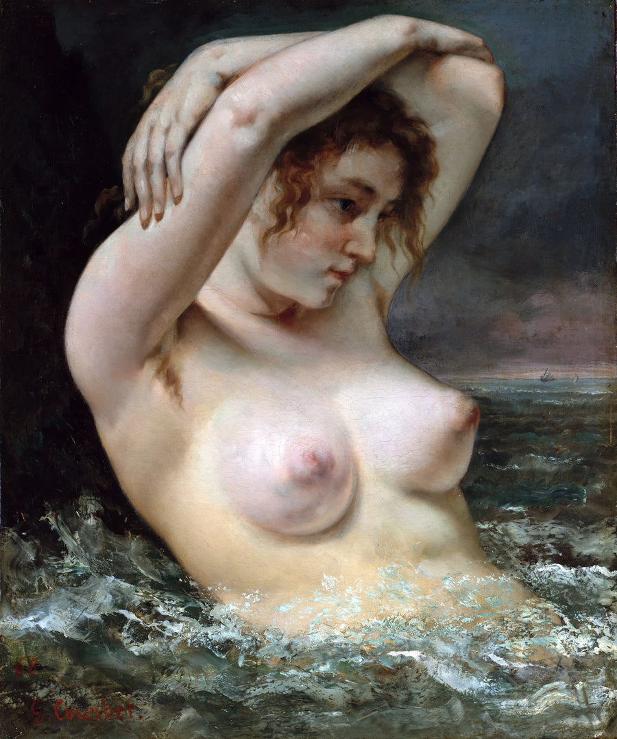 Gustave Courbet - Kobieta w falach