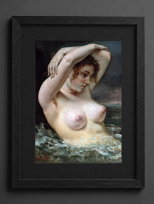 Gustave Courbet - The Woman in the Waves - (mockup) - CZCZ