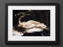 Gustave Courbet - Woman with a Parrot - (mockup) - CZB