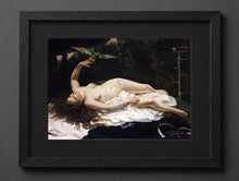 Gustave Courbet - Woman with a Parrot - (mockup) - CZCZ