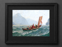 Hans Dahl - Fjord with Sailing Boat - (mockup) - CZCZ