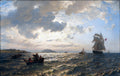 Hans Gude - Fresh Breeze on the Norwegian Coast (Full)