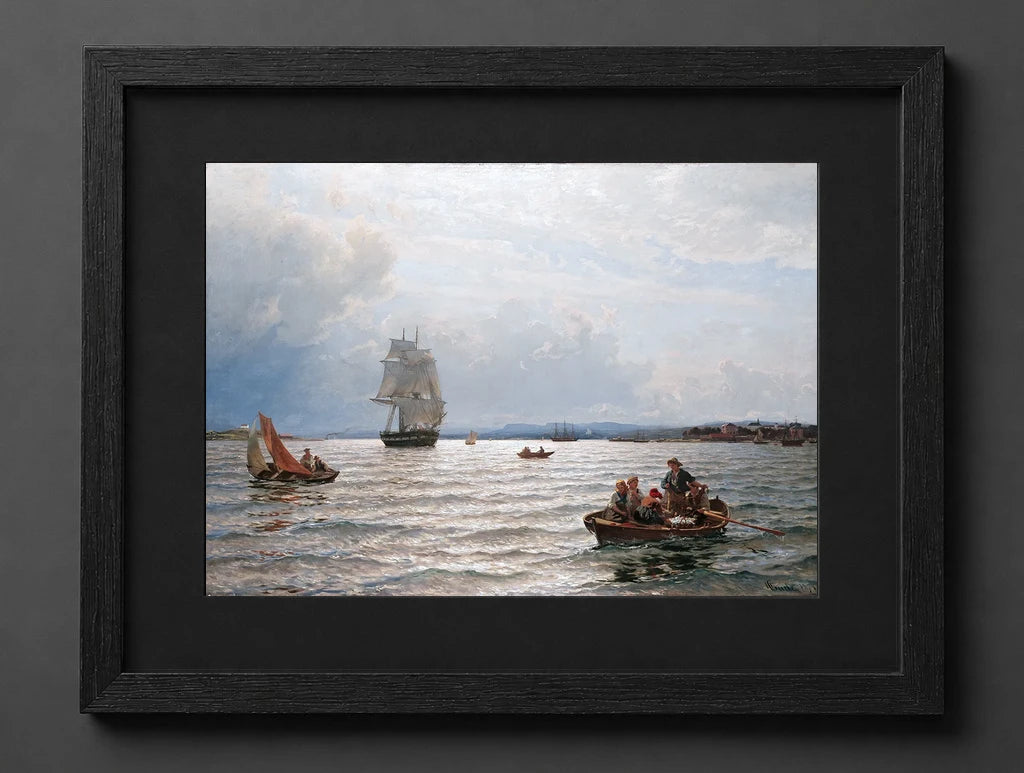 Hans Gude - From the Inlet of Oslo - (mockup) - CZCZ