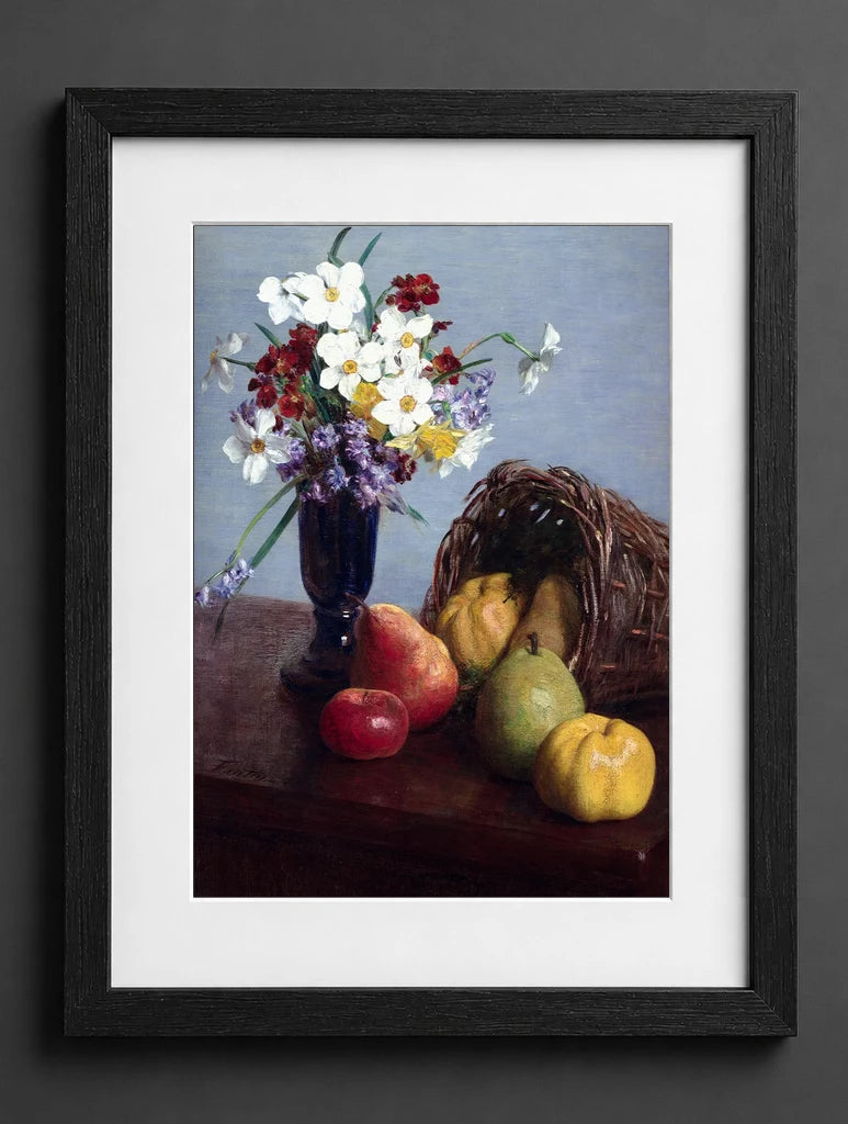 Henri Fantin-Latour - Fruit and Flowers - (mockup) - CZB