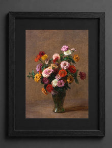 Henri Fantin-Latour - Zinnias - (mockup) - CZCZ