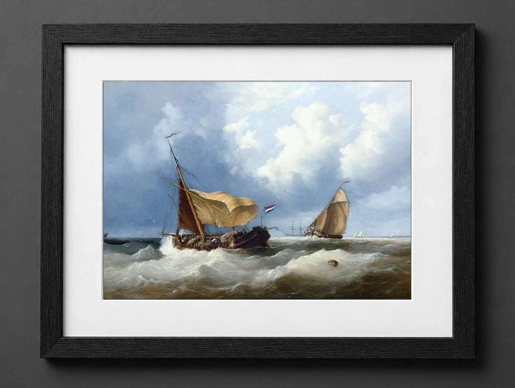 Henry King Taylor - Dutch Fishermen at Sea - (mockup) - CZB